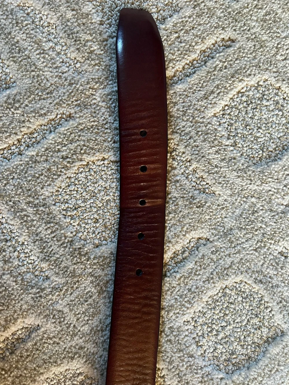 Bosca Men's Belt Old Leather Napoli Dark Brown Size 44/110